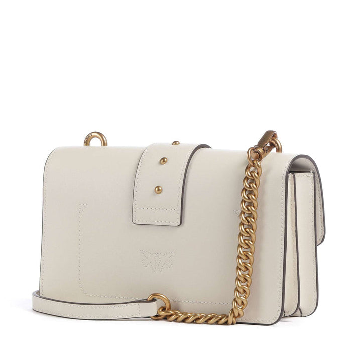 Дамска чанта Women’s shoulder bag Pinko Love One 105856 A0F1 Z14Q White back view