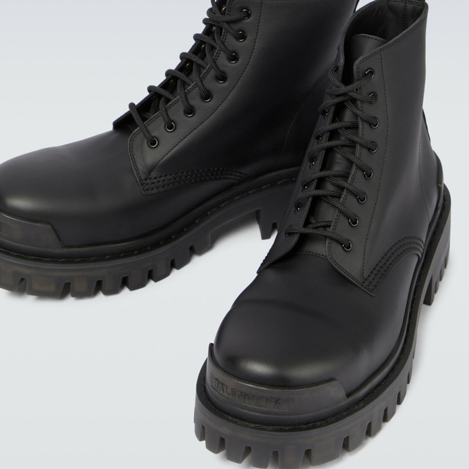 Balenciaga Strike Bos Taurus Men Boots Close-Up
