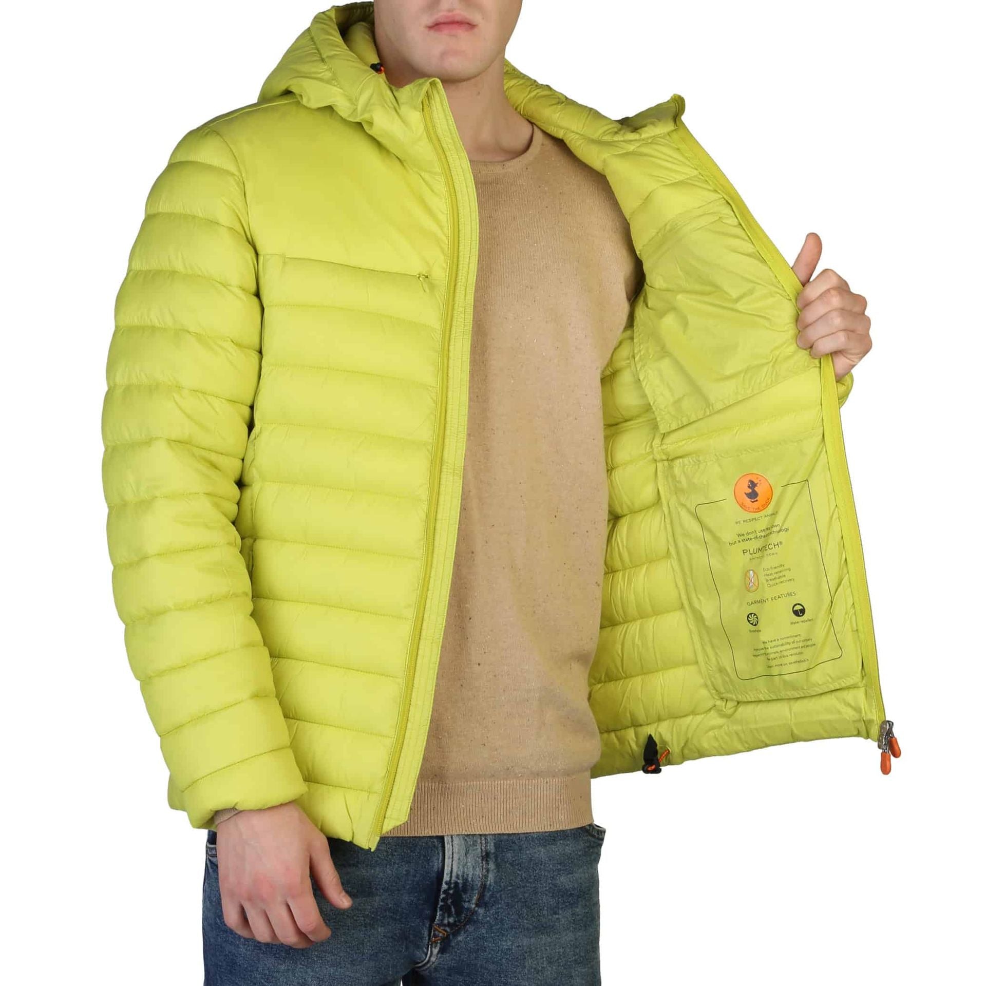 Men’s jacket Save The Duck
ROMAN D39230M Citron Green inside view