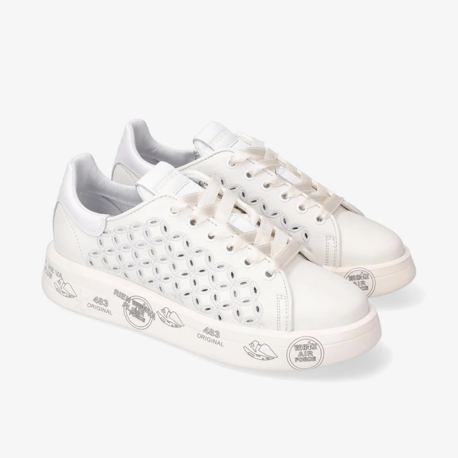 Дамски кецове Premiata Women Sneakers Belle 6283 Lateral View