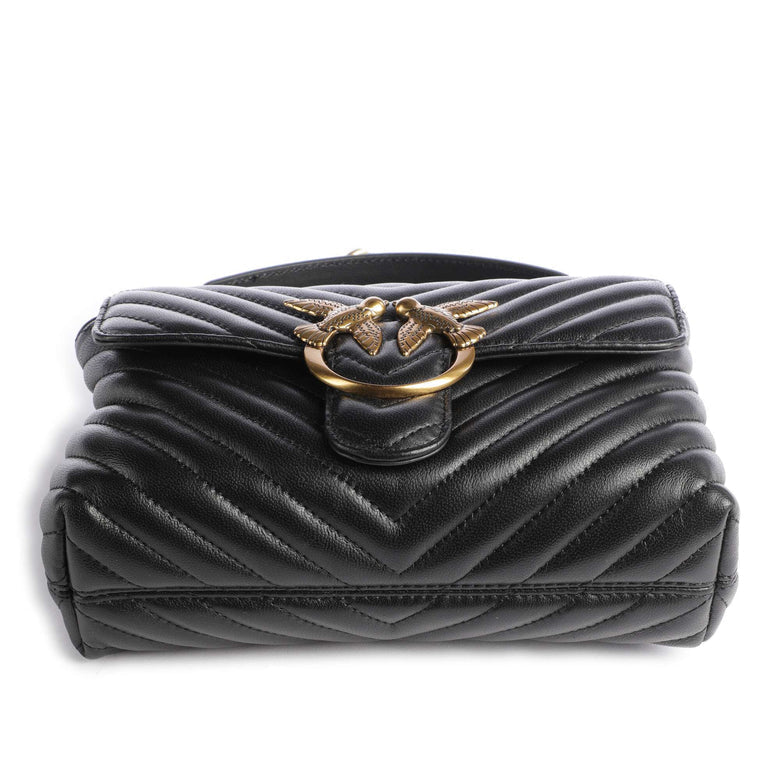 Дамска чанта Women’s handbag PINKO Love Lady Mini 100044 A0GK K35Q Black top view