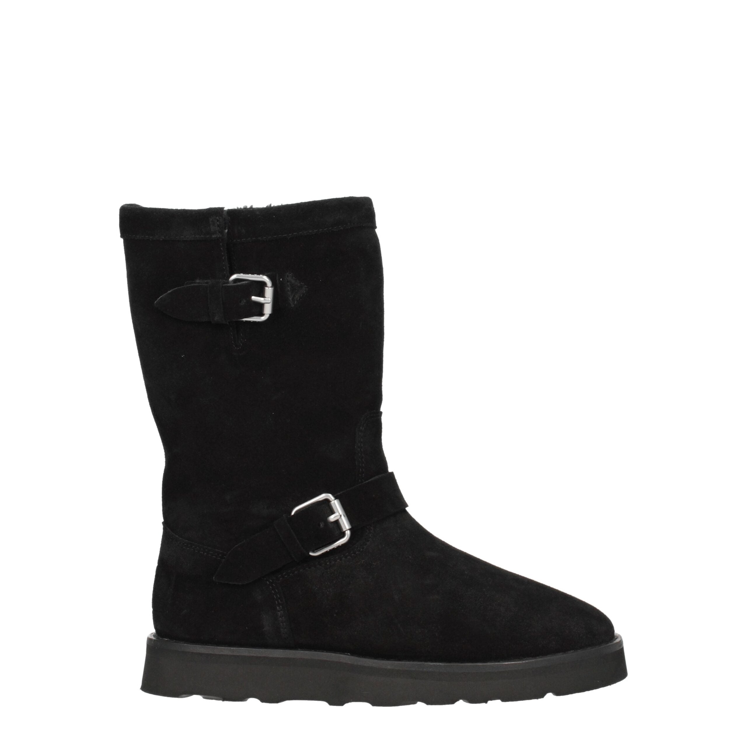 Дамски велурени ботуши Women’s suede boots KENZO PFC62BT707L5899 Black lateral view