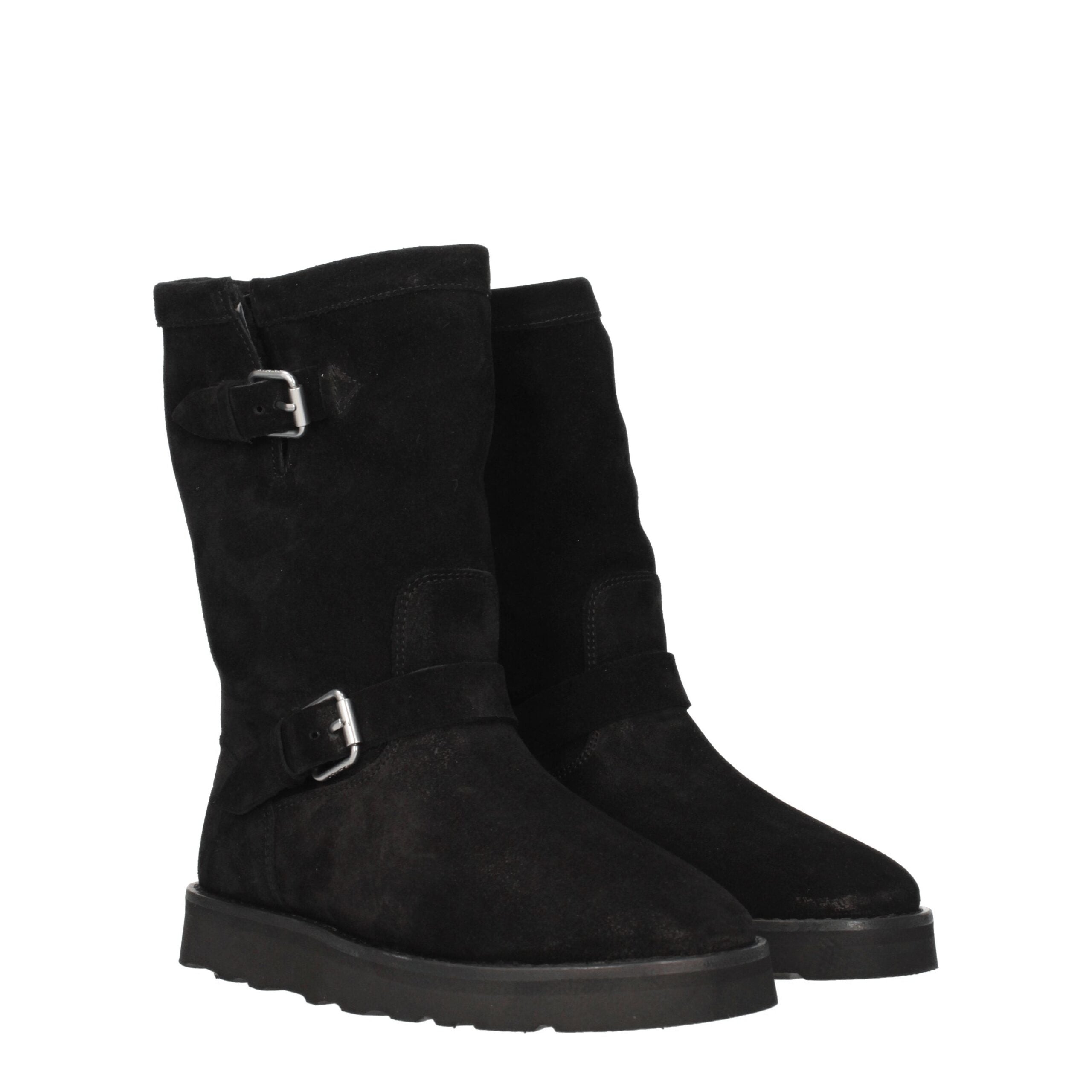 Дамски велурени ботуши Women’s suede boots KENZO PFC62BT707L5899 Black