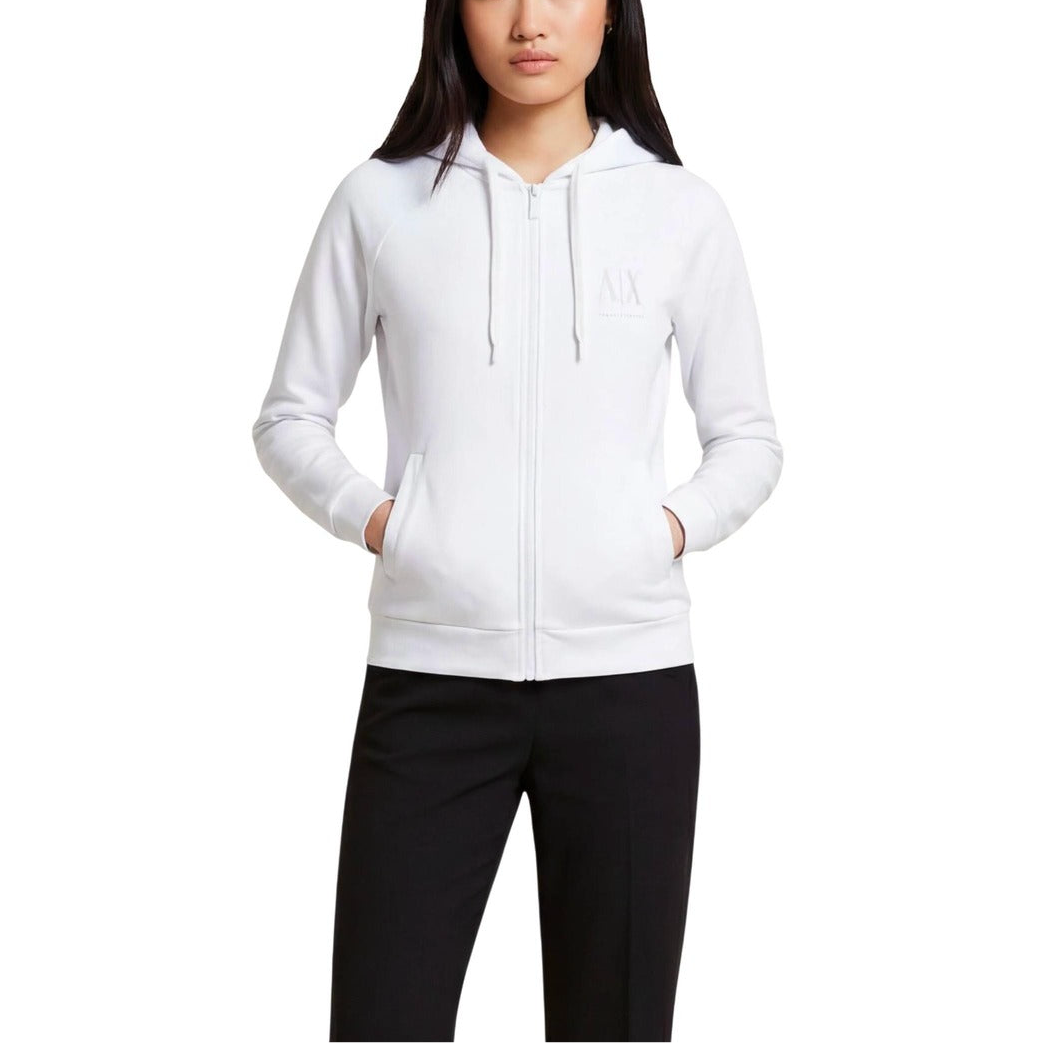 Дамски бял суичър Armani Exchange Women Sweatshirt XW002814 AF13397 Front View