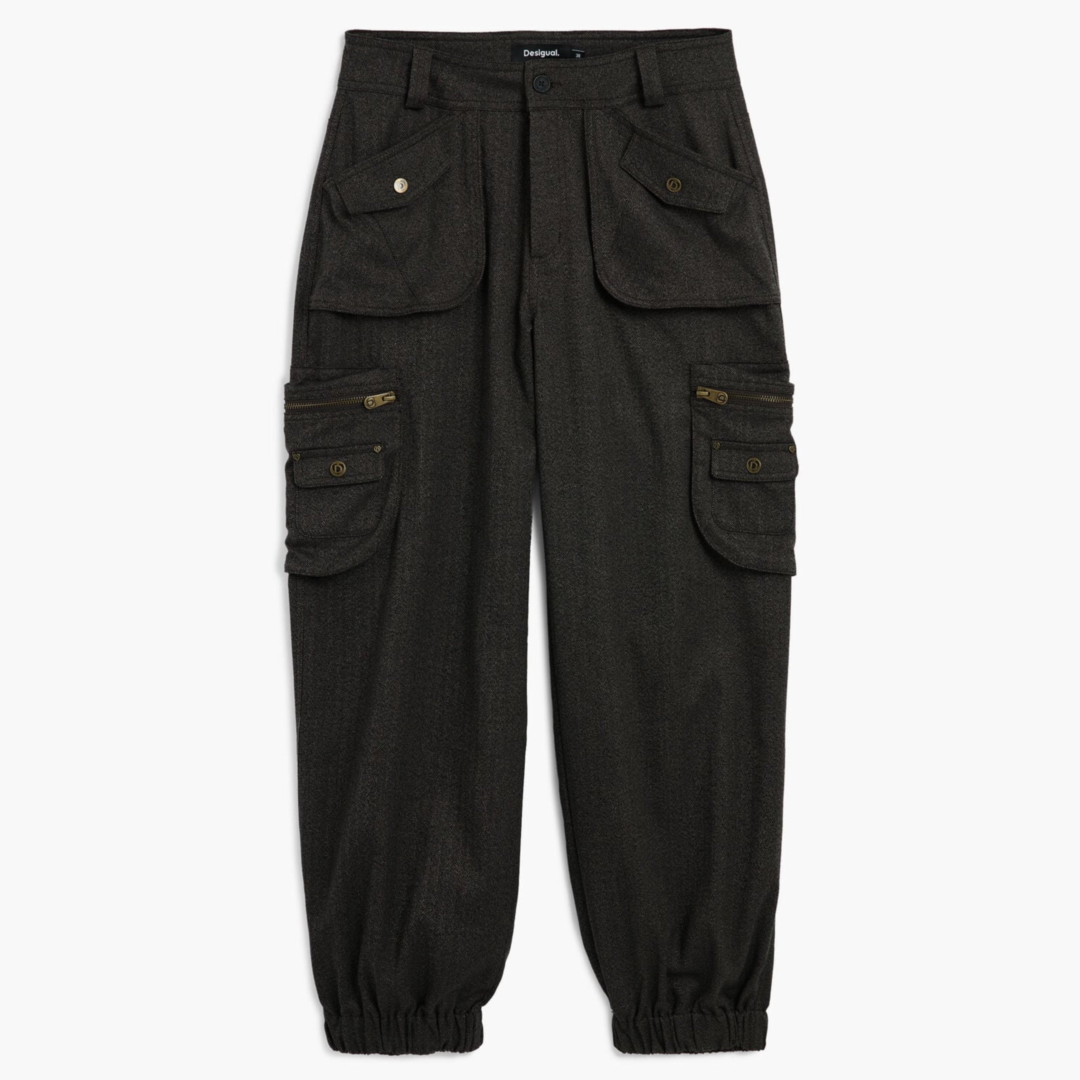 Дамски панталони Desigual women’s trousers 26WWPW09 2007 Top view 