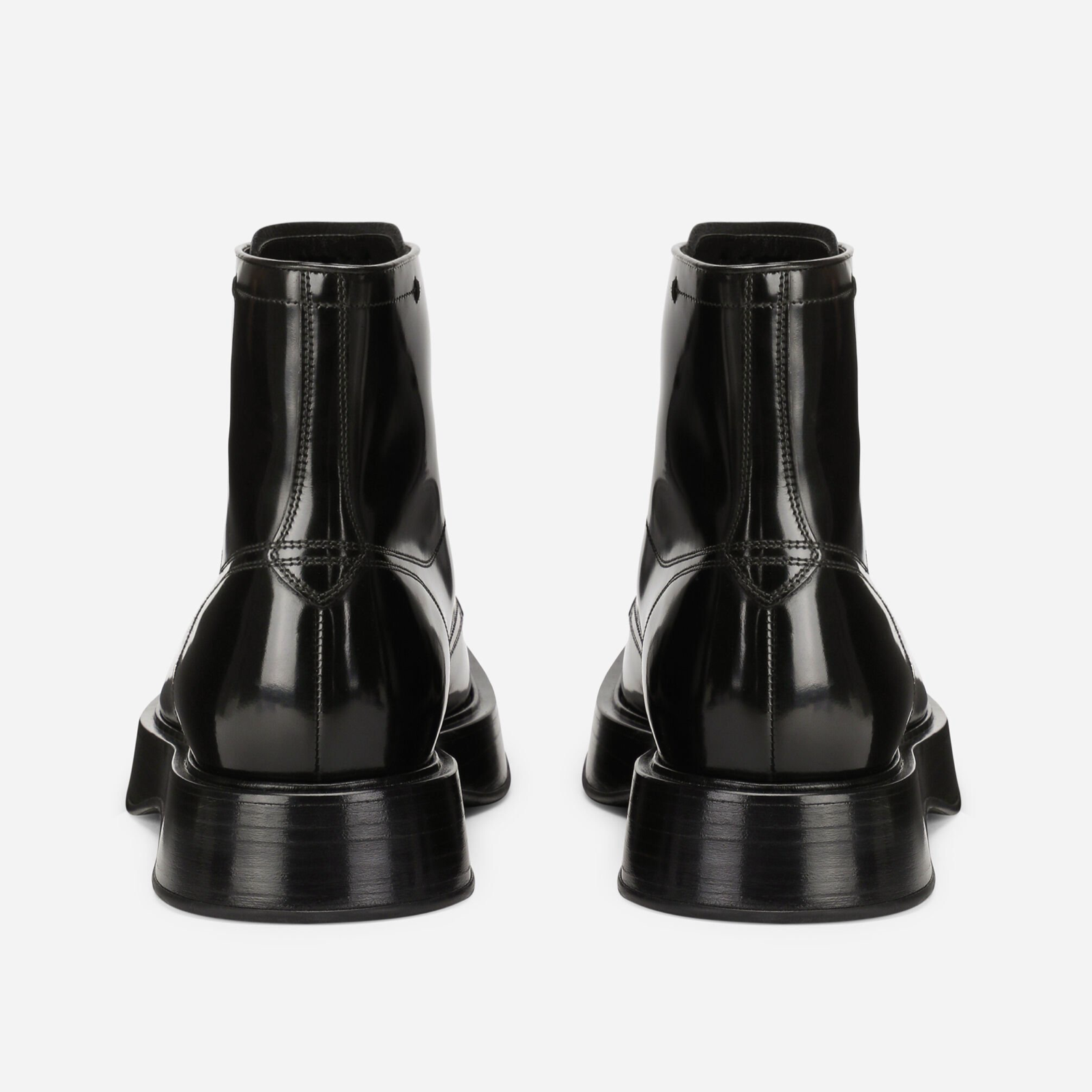 Dolce & Gabbana Michelangelo Men Ankle Boots A60419 A1203 MV7391 Heel View