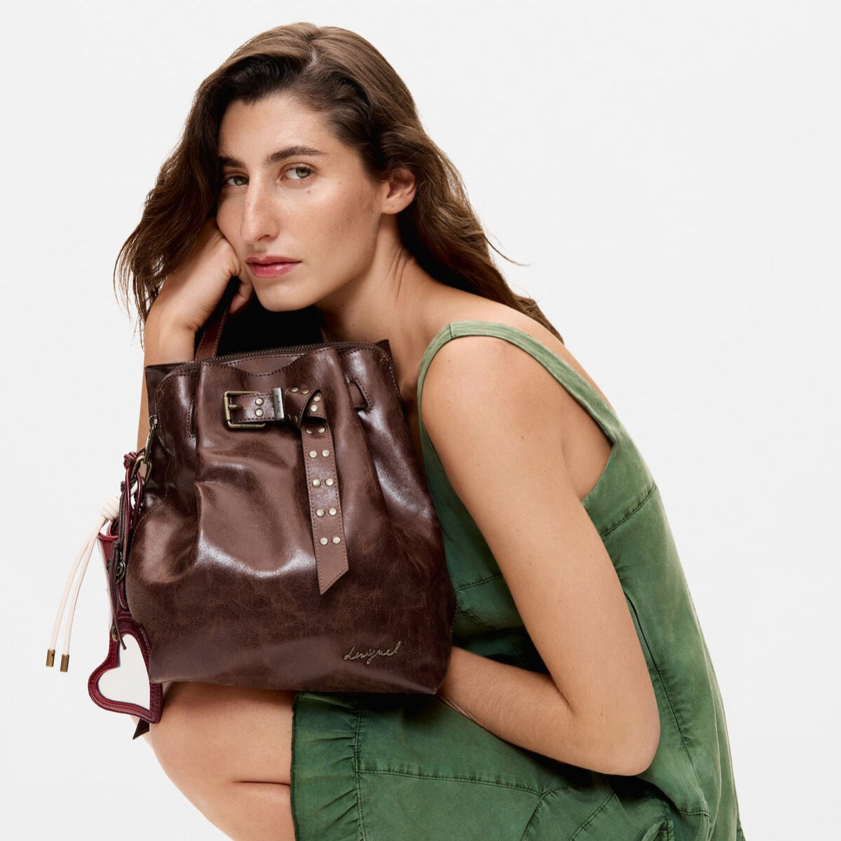 Дамска чанта Desigual women’s backpack 26WAKP12 6009 Front view