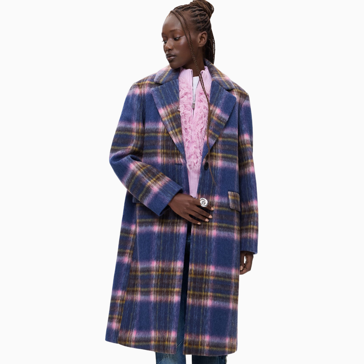 Дамско палто Desigual Women Coat 26WWEW30 5000 Front View