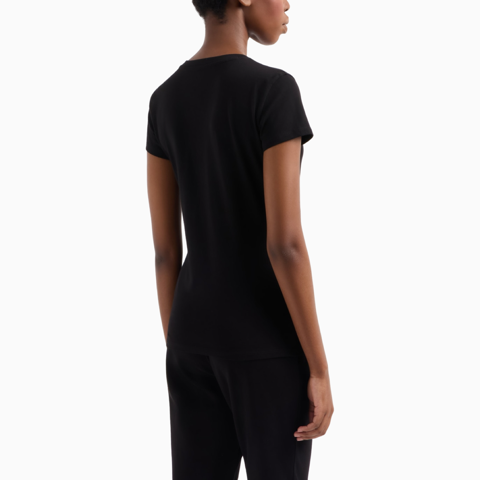 Дамска черна тениска Armani Exchange XW000521 AF10359