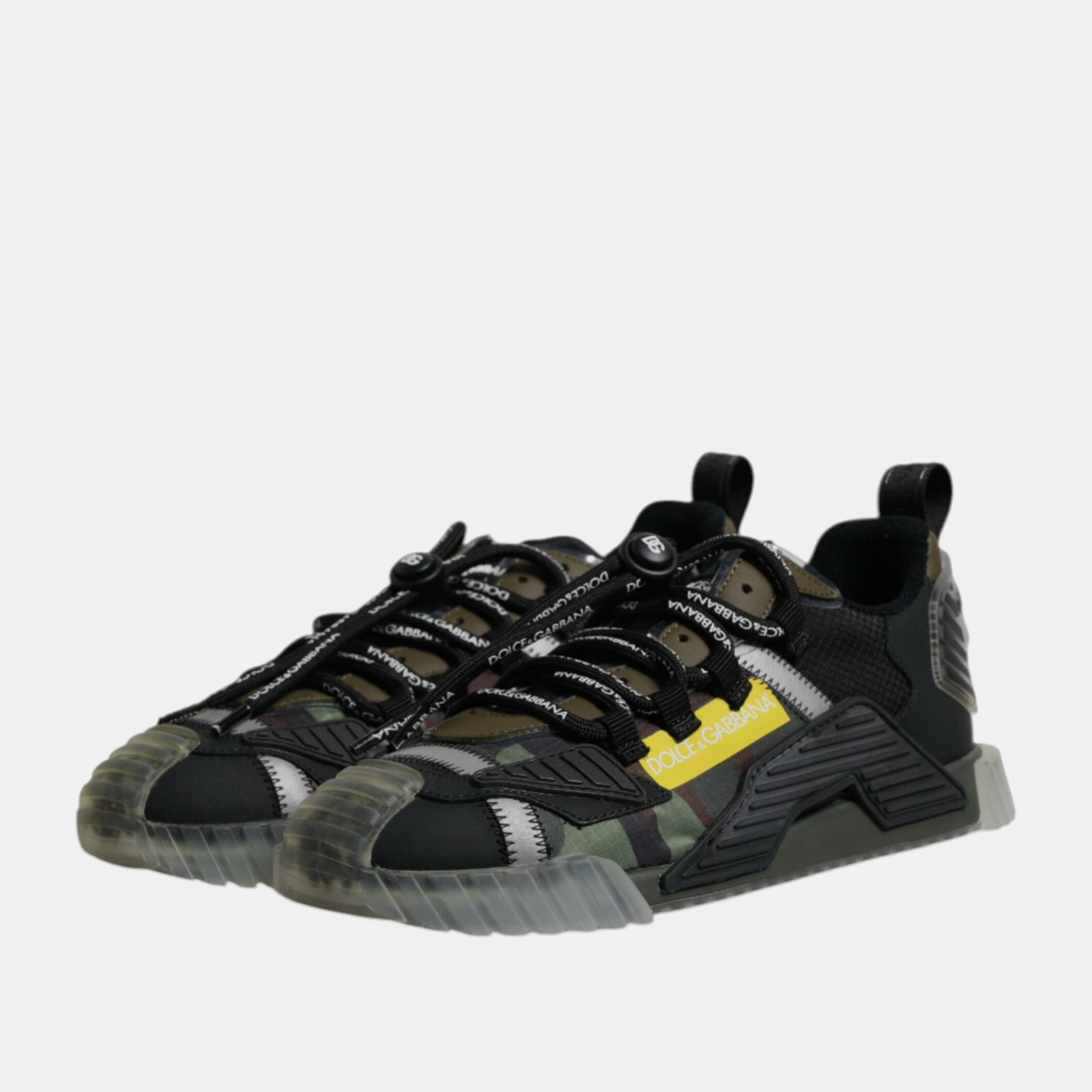 Dolce & Gabbana Camouflage NS1 Women Sneakers Lateral View