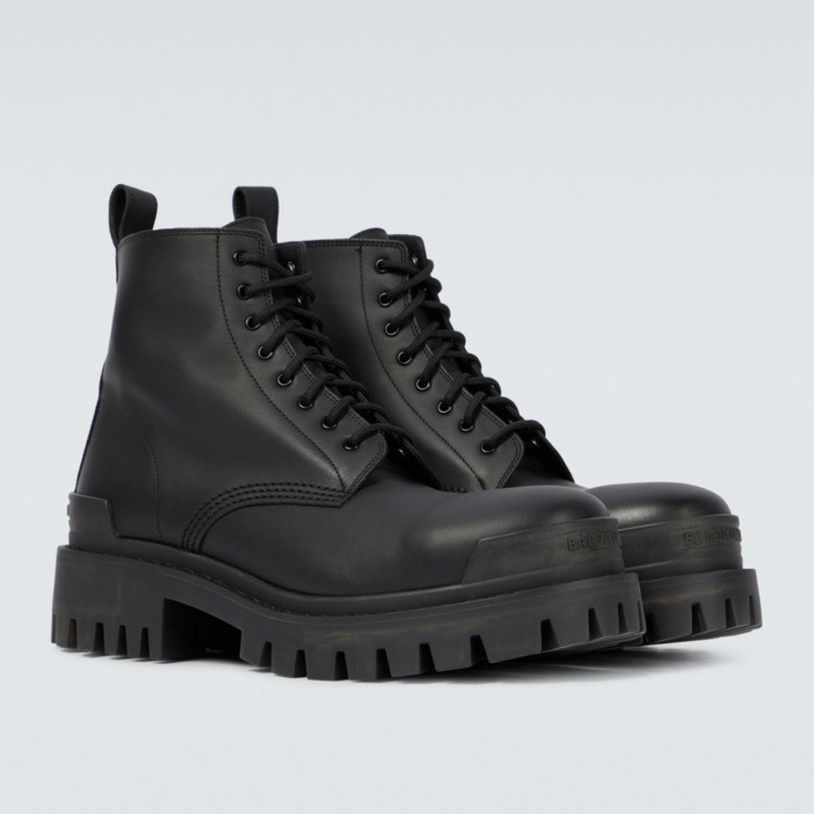 Balenciaga Strike Bos Taurus Men Boots Lateral View