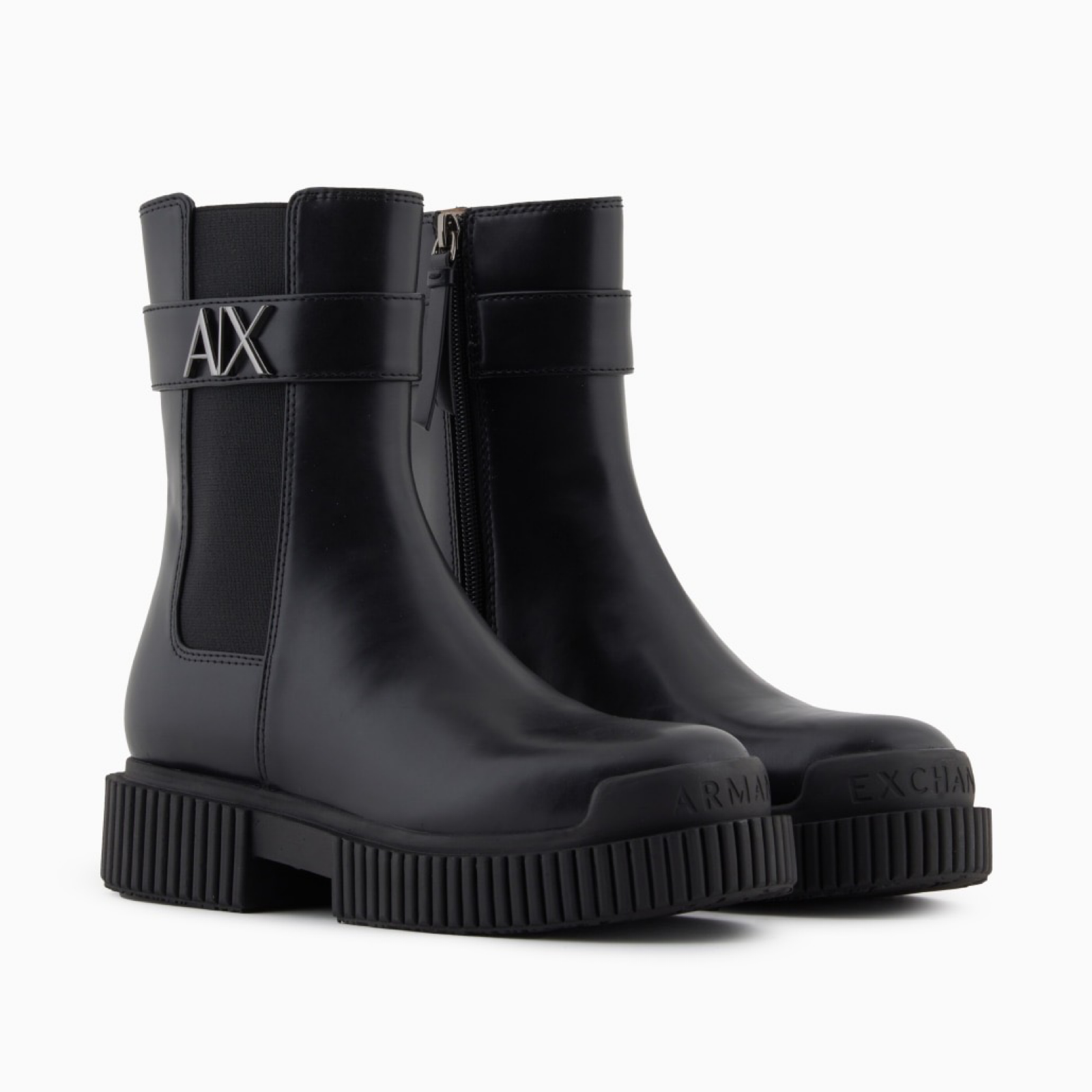 Дамски боти Women’s ankle boots Armani Exchange XW001634 AF17474 UC001 Black
