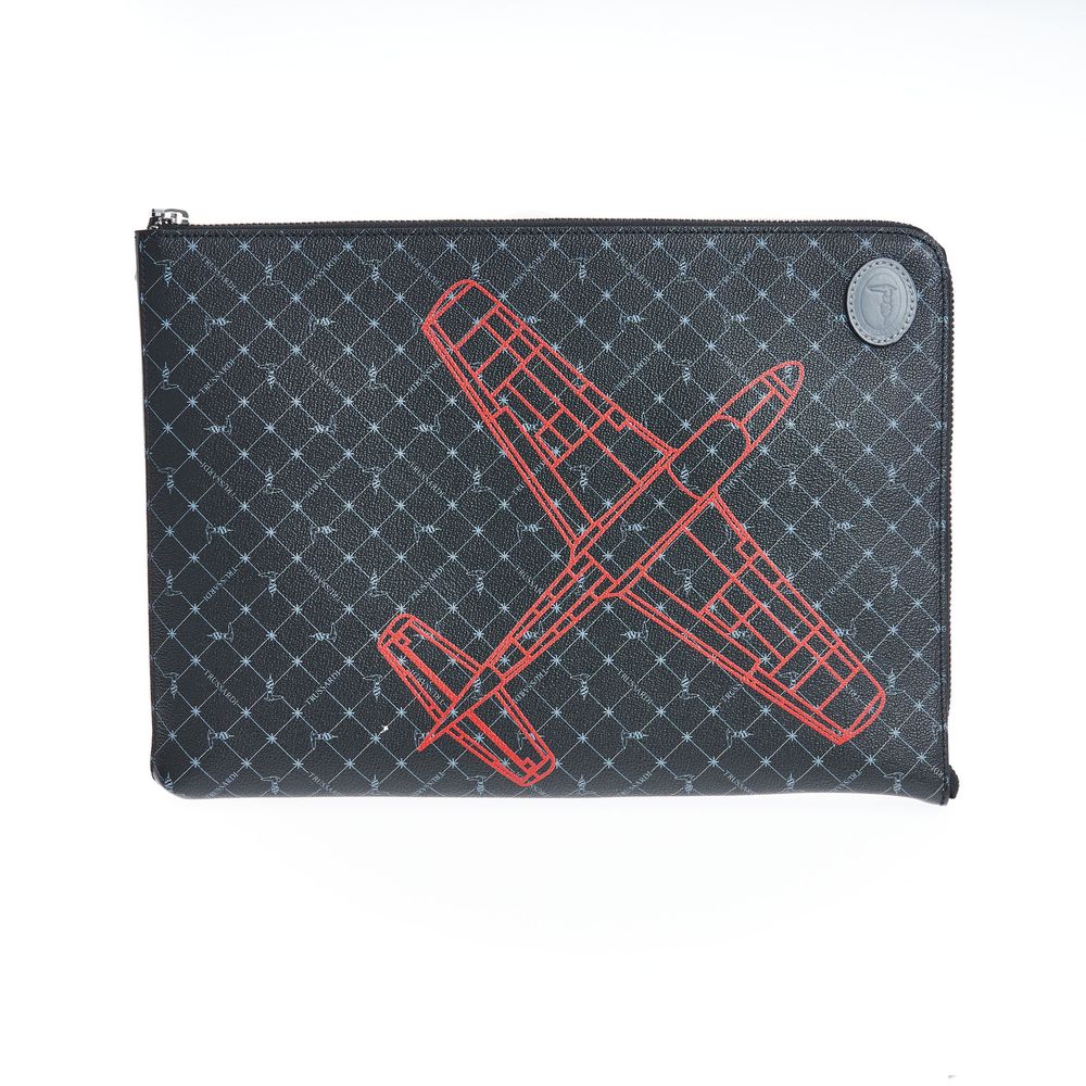 Мъжка клъч чанта Men’s clutch bag Trussardi Airplane