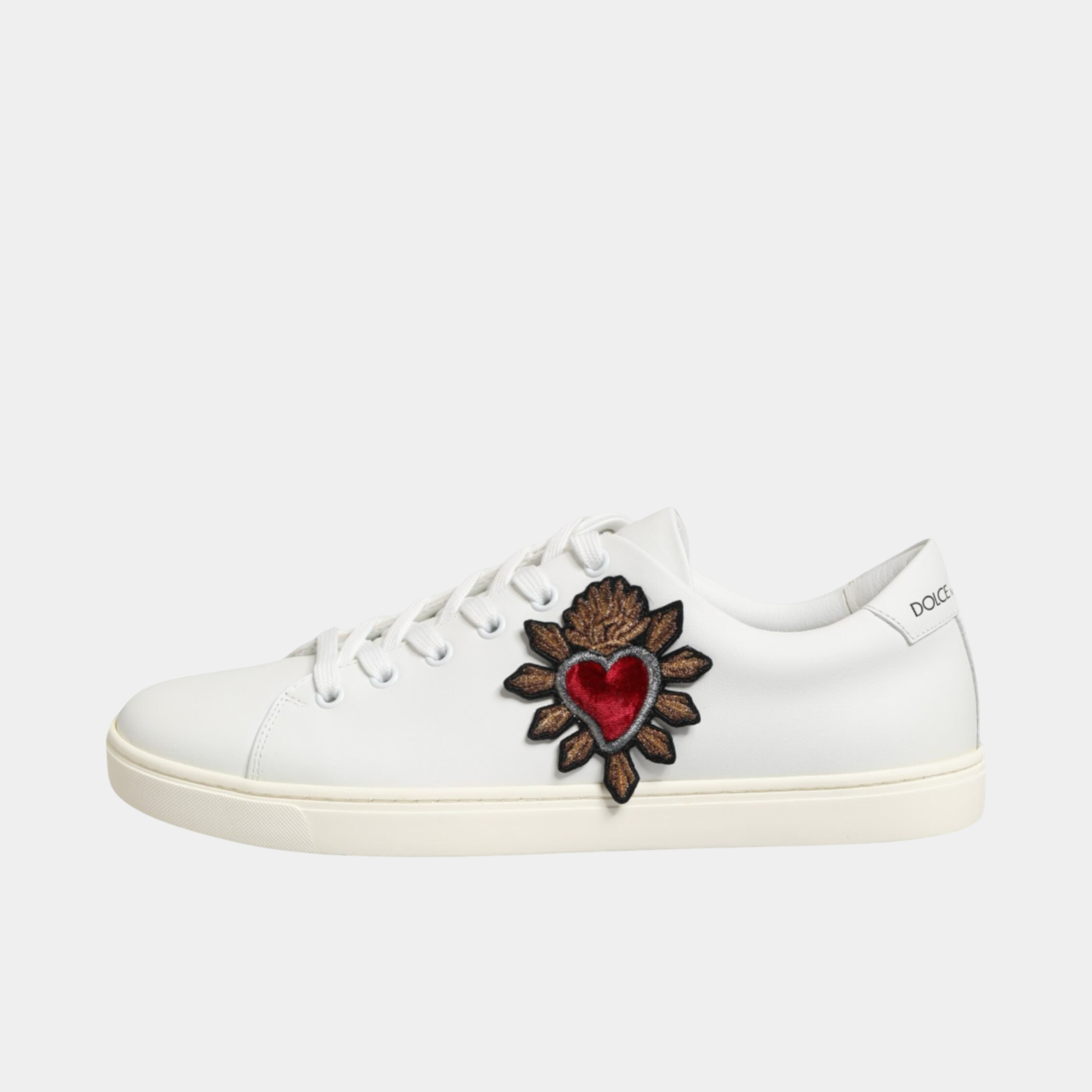 Dolce & Gabbana Sacred Heart Women Sneakers Lateral View