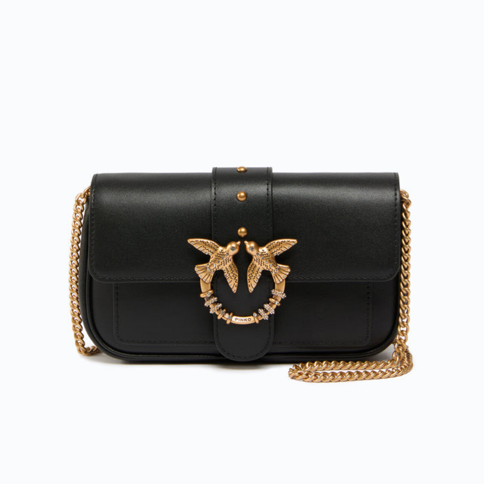 Дамска чанта Pinko Love Bag Pocket 107072A0F1 Z99Q Women Shoulder Bag Front View