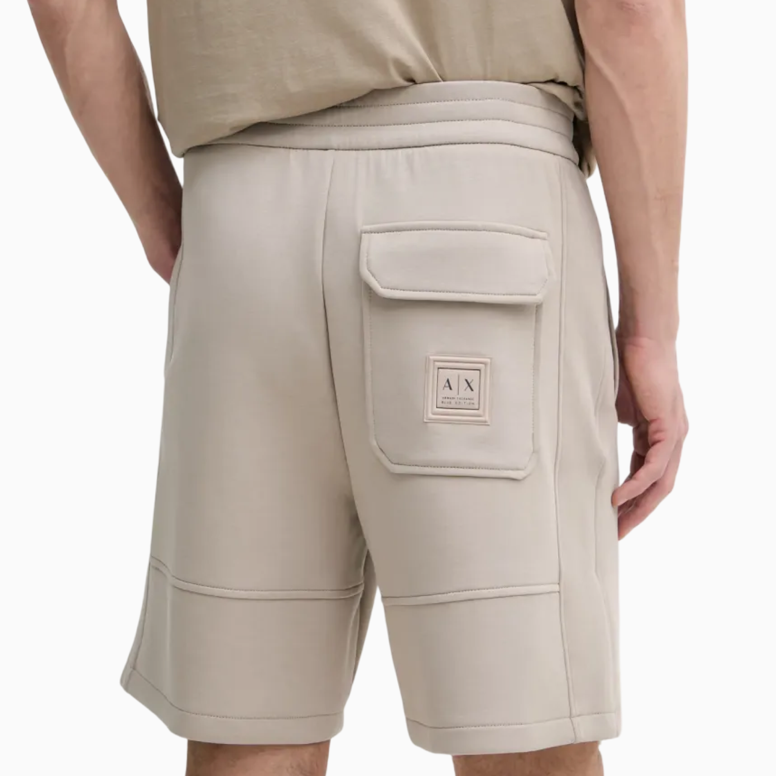 Мъжки бежови къси панталони Armani Exchange XM000355 AF10818 U6154 Back