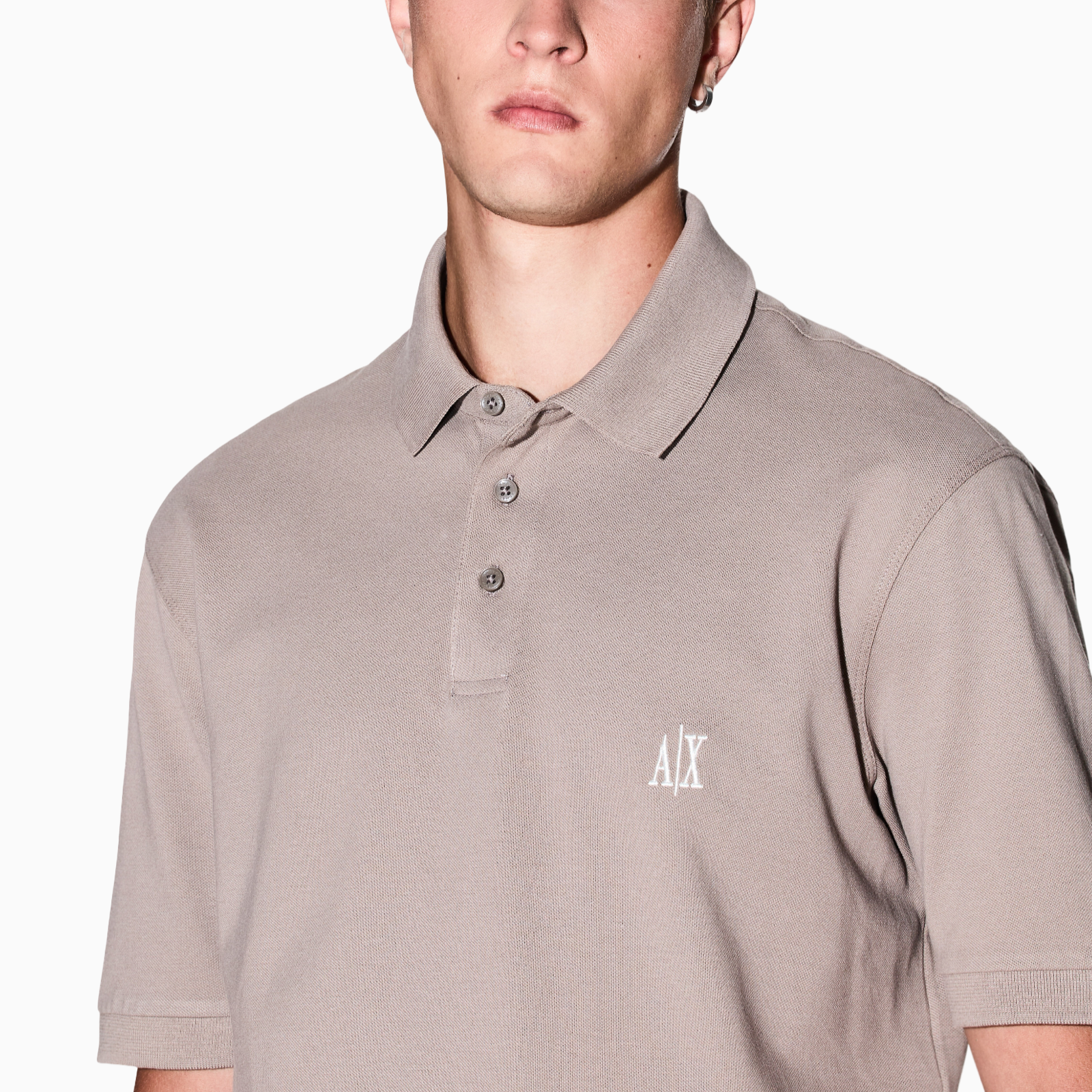 Мъжка поло тениска Armani Exchange Men Polo XM000367 AF13022 U6107 Close-Up