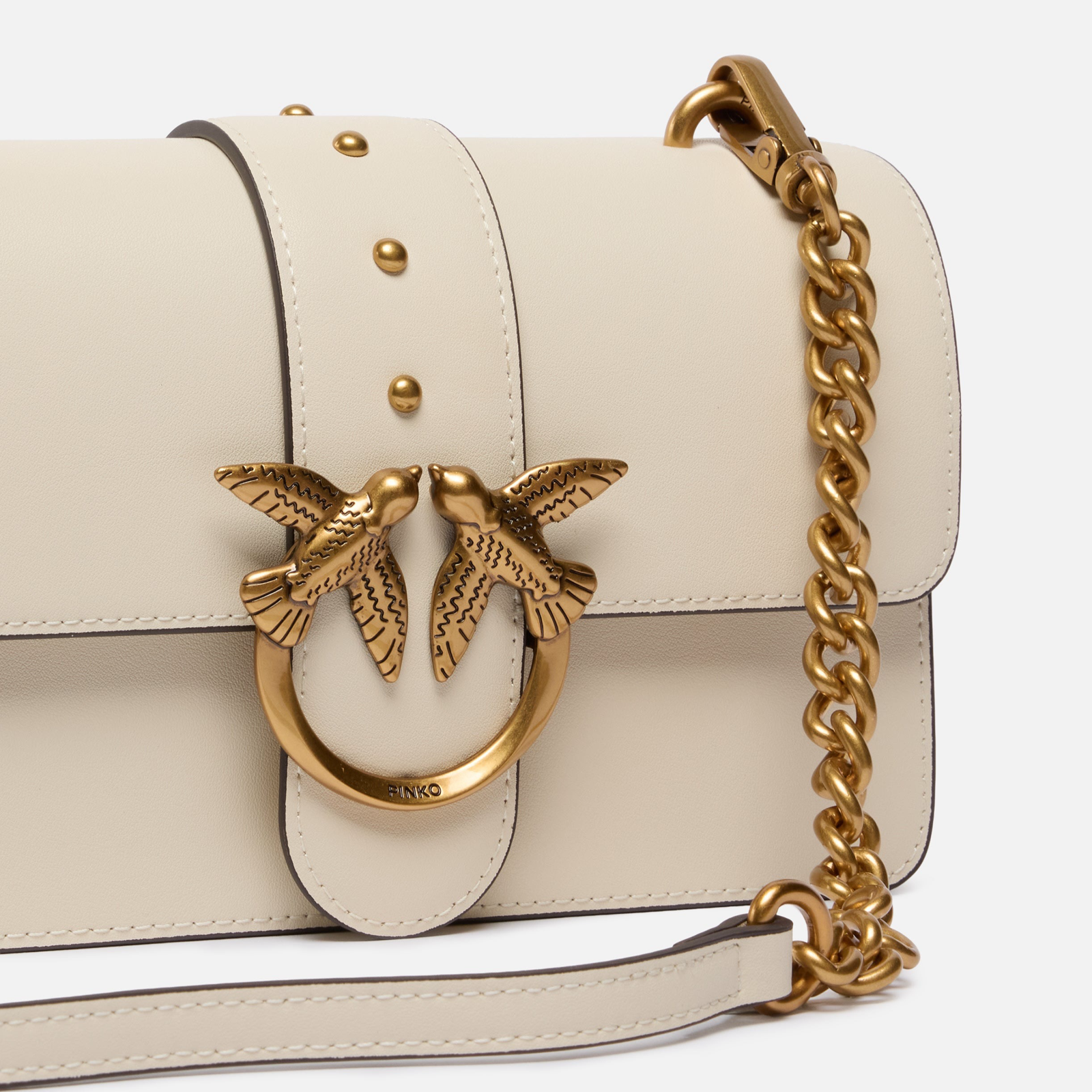 Дамска бяла чанта Pinko Love Bag One 105856 A0F1 Z14Q Inside View