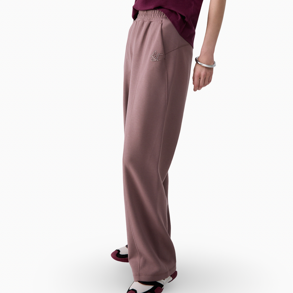 Дамски панталон Liu Jo Scuba Pants TF6213J3958 81409 Side View