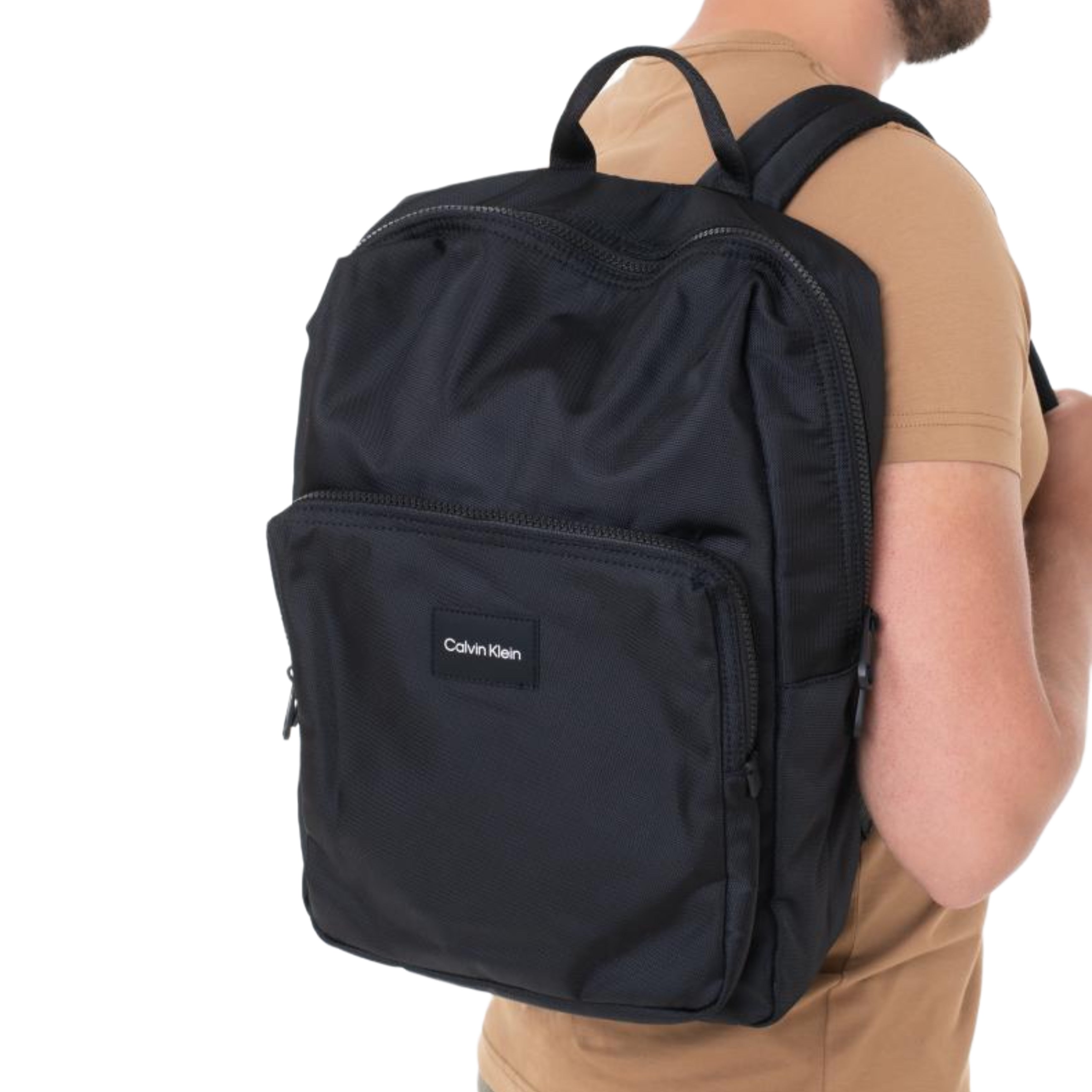 Мъжка раница Men’s polyester rucksack Calvin Klein K50K510534 Black lifestyle view