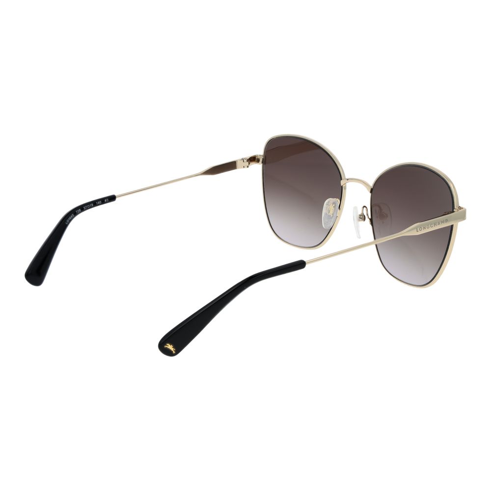 Longchamp Gold Metal Sunglasses