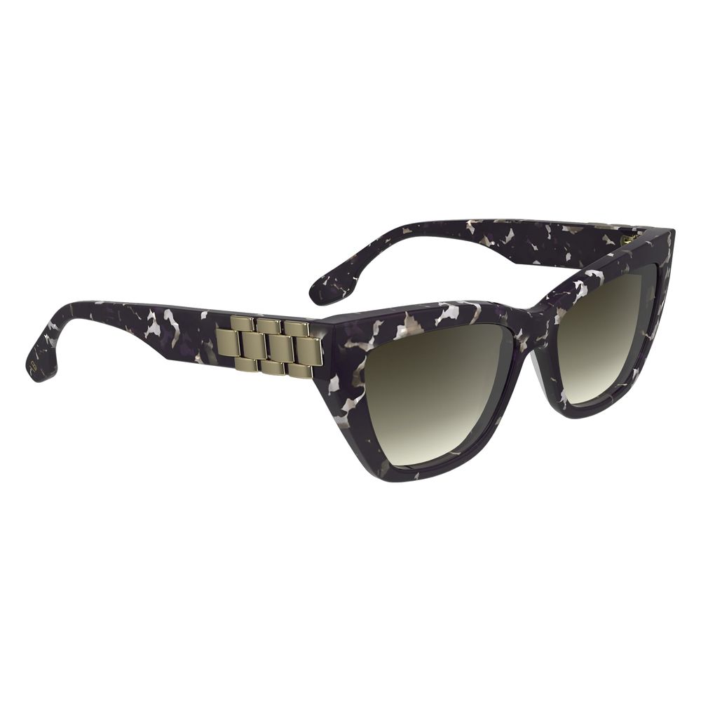 Victoria Beckham Black Acetate Sunglasses