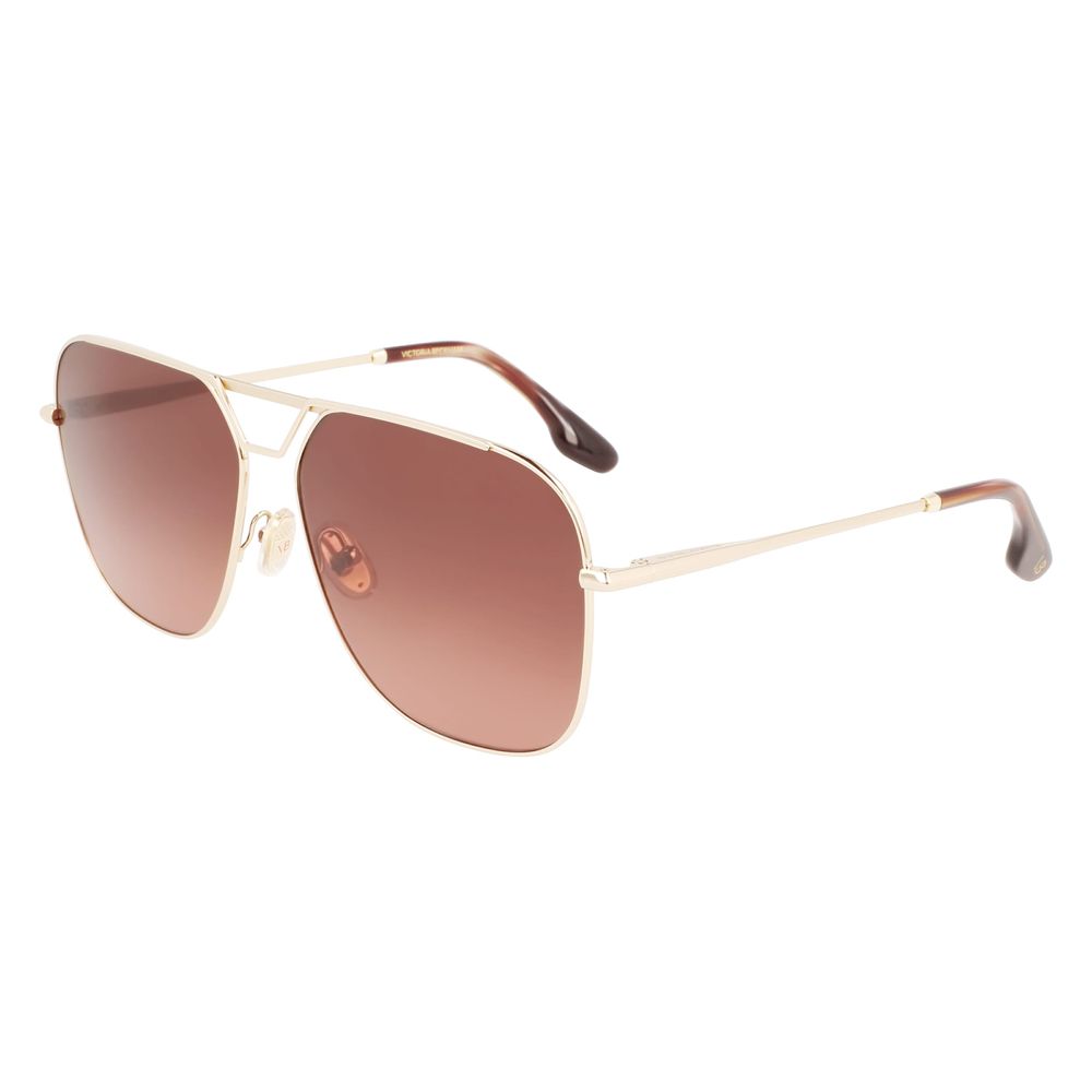 Victoria Beckham Gold Metal Sunglasses