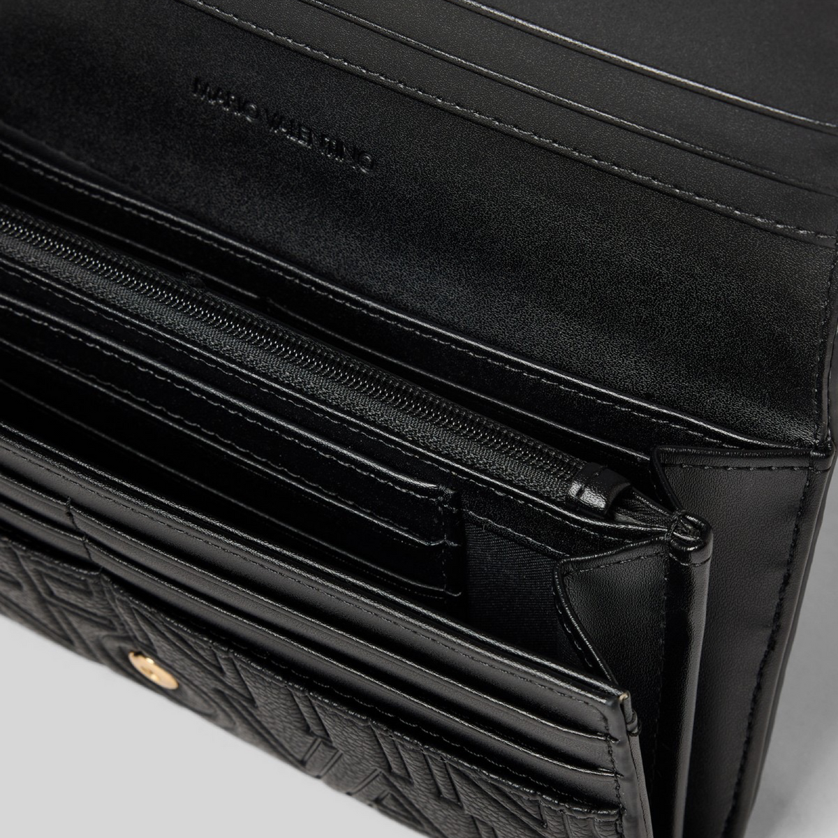 Дамски портмоне Valentino Women Wallet VPS8PG113 PANSY NERO Inside View