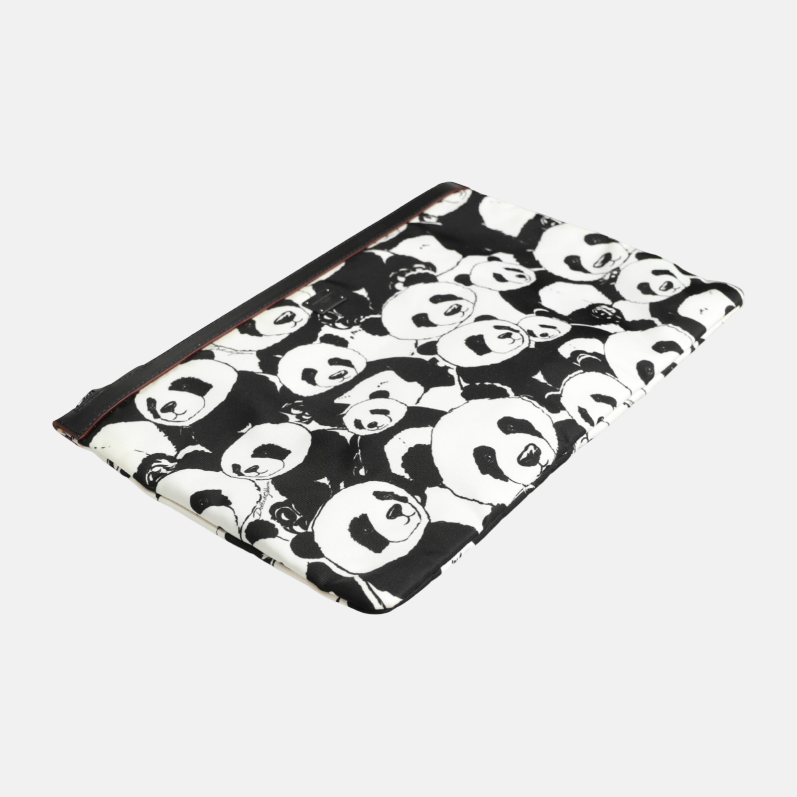 Dolce & Gabbana Panda Print Men Clutch Bag Top View