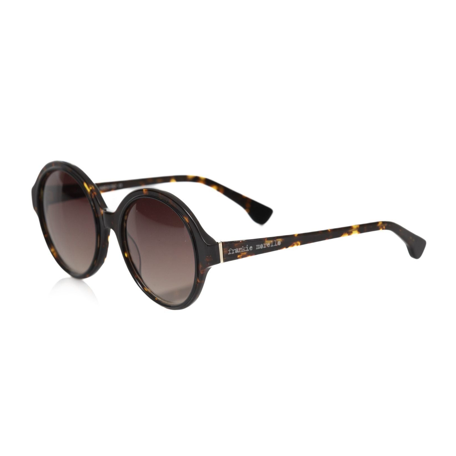 Frankie Morello Black Acetate Women's Sunglass