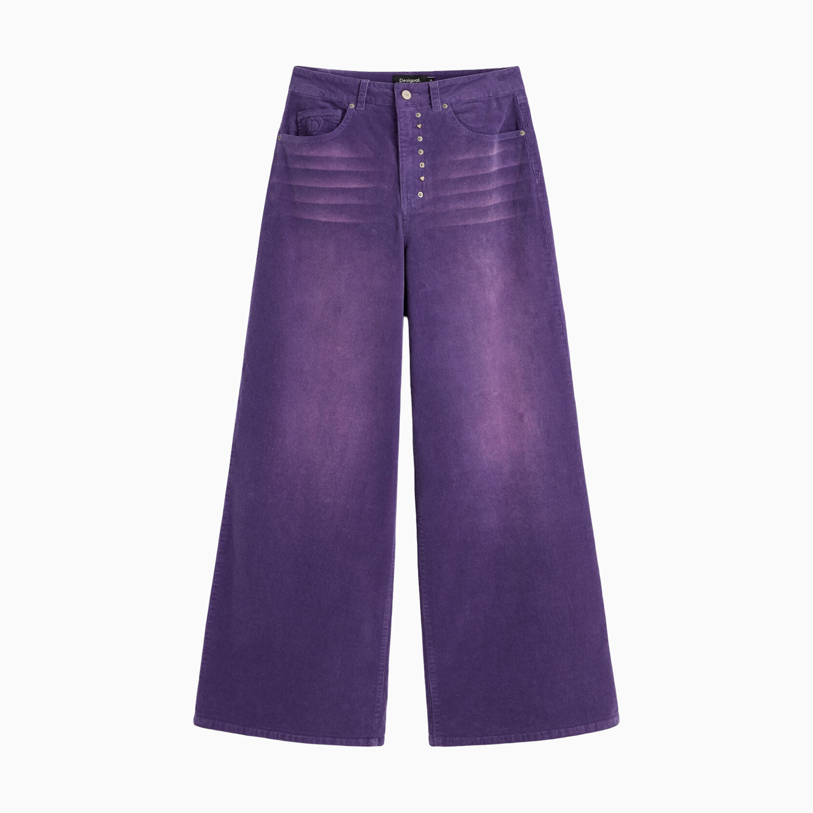 Дамски лилави дънки Desigual Women Jeans 26WWPW19 3011 Front View