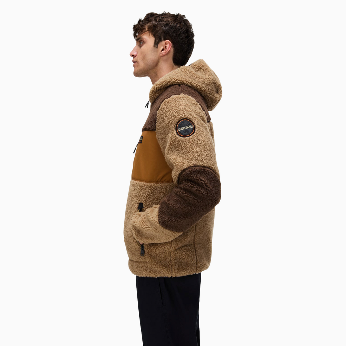 Мъжки суичър Napapijri Yupik Men Fleece Hoodie NP0A8AZX M4E Side View