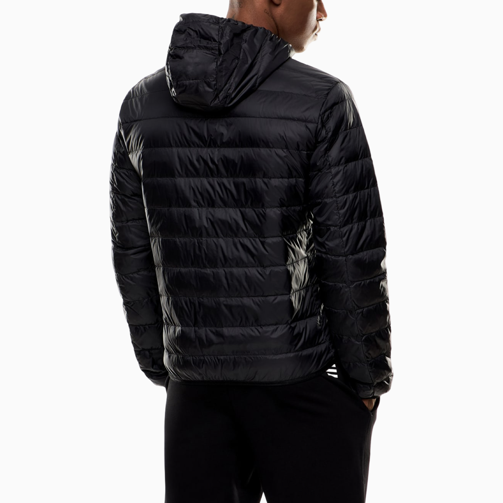 Мъжко черно пухено яке EA7 Emporio Armani 8NPB24 PNGPZ 0208 Back View