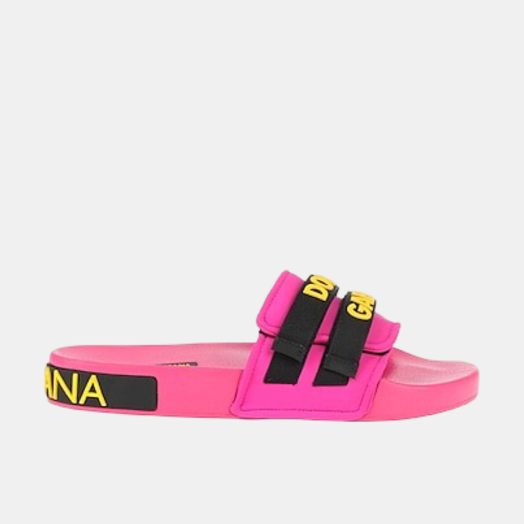 Дамски розови чехли Dolce & Gabbana Women Slippers