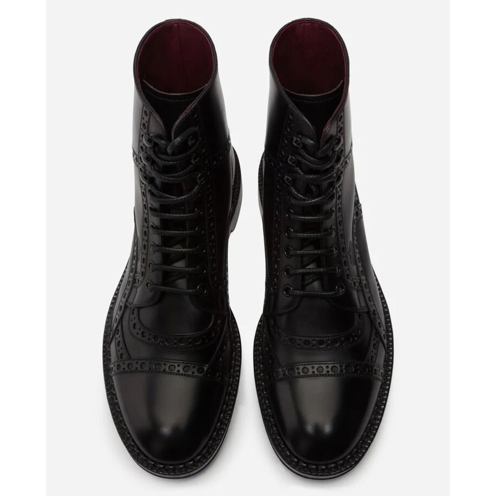 Dolce & Gabbana Mid Calf Men Boots A60230 AA385 Top View