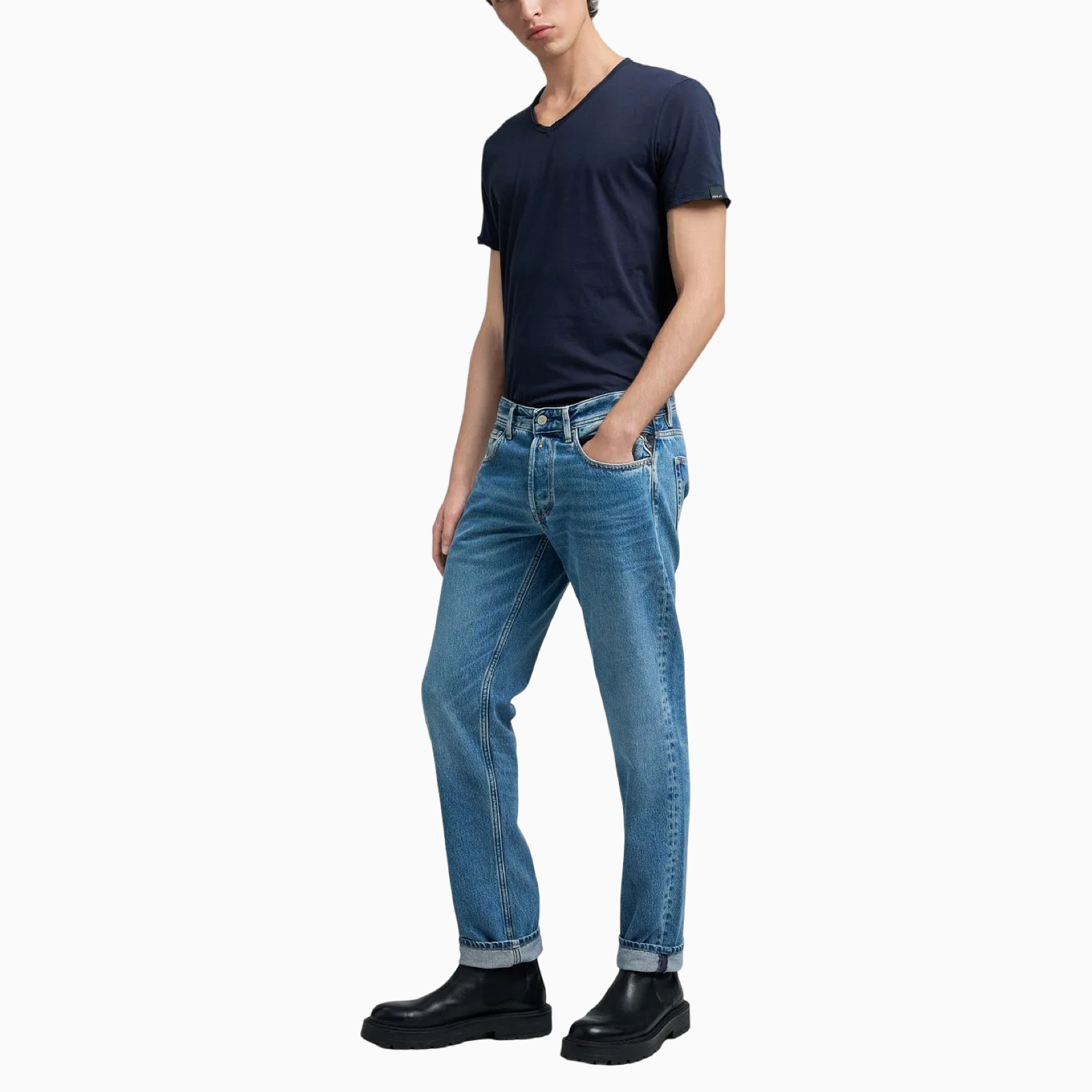 Мъжки дънки Replay Men Jeans MA972.000.886 0C2 Side View
