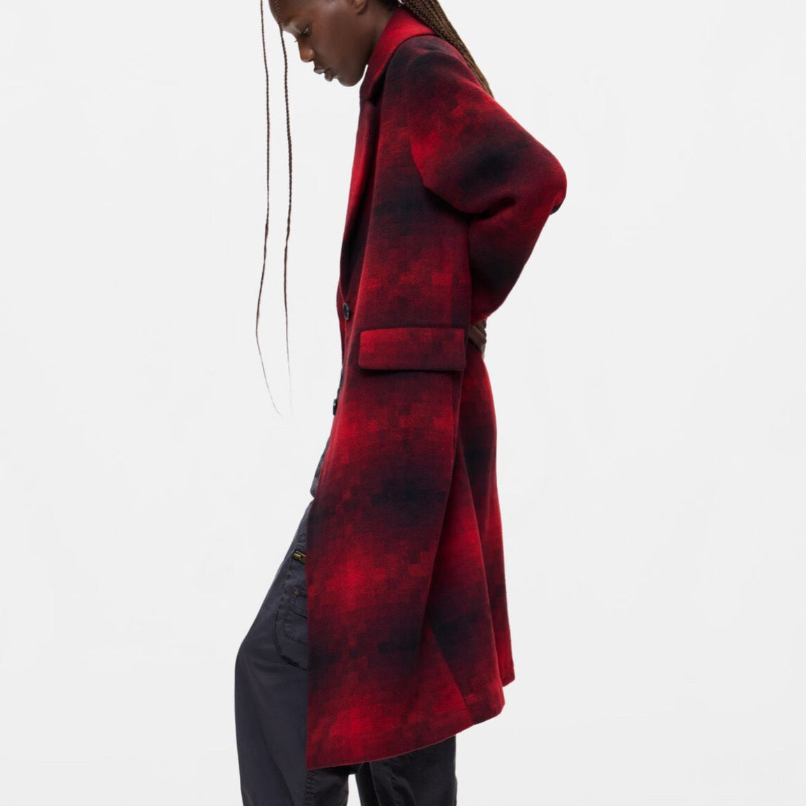Дамско палто Desigual women’s coat 26WWEW53 3029 Side view 