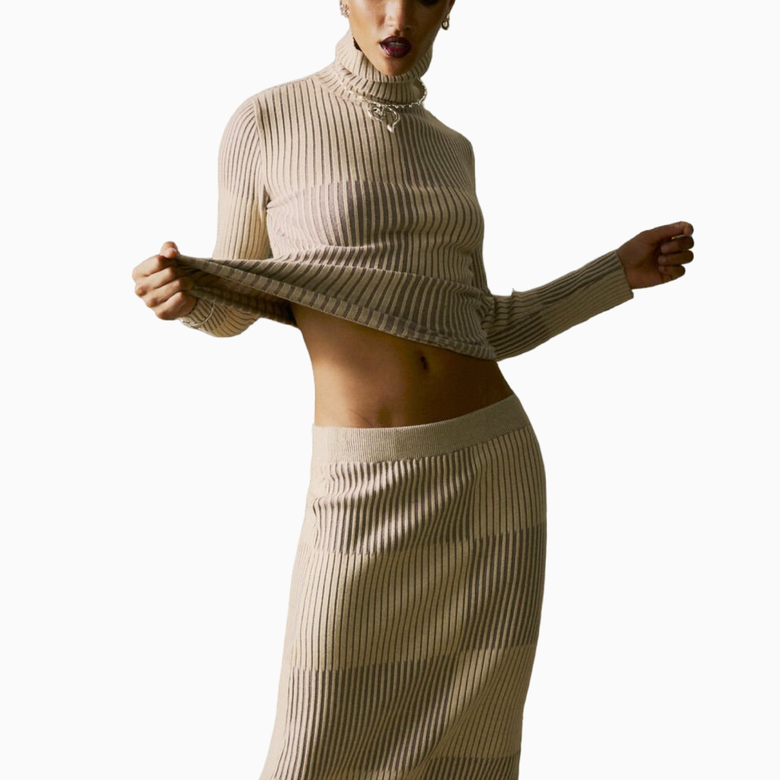 Дамски пуловер Desigual Women Knitwear 26SWJFX1 6001 Front View