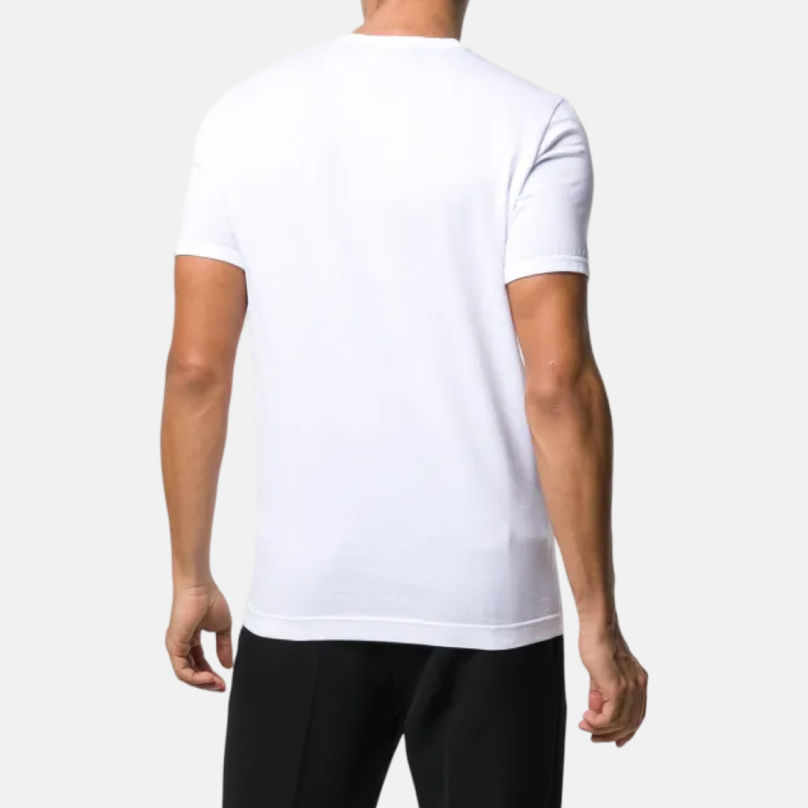 Мъжка бяла тениска Dolce & Gabbana DG King Print Men T-shirt
