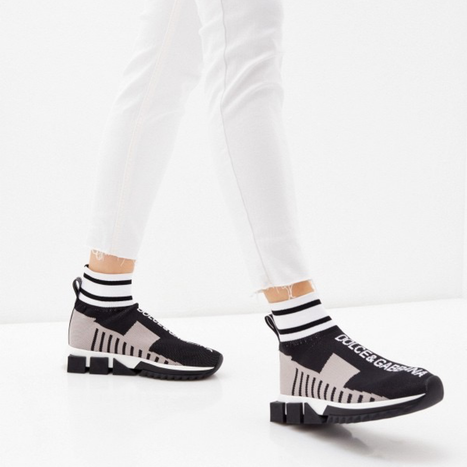 Дамски високи маратонки Dolce & Gabbana Sorrento High Top Women Sneakers