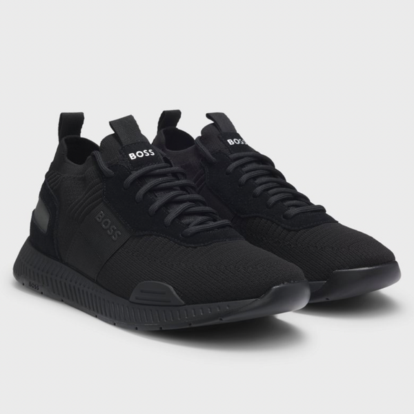 Мъжки маратонки Boss Titanium Runn Knit Men Sneakers 50498245-001 Lateral View