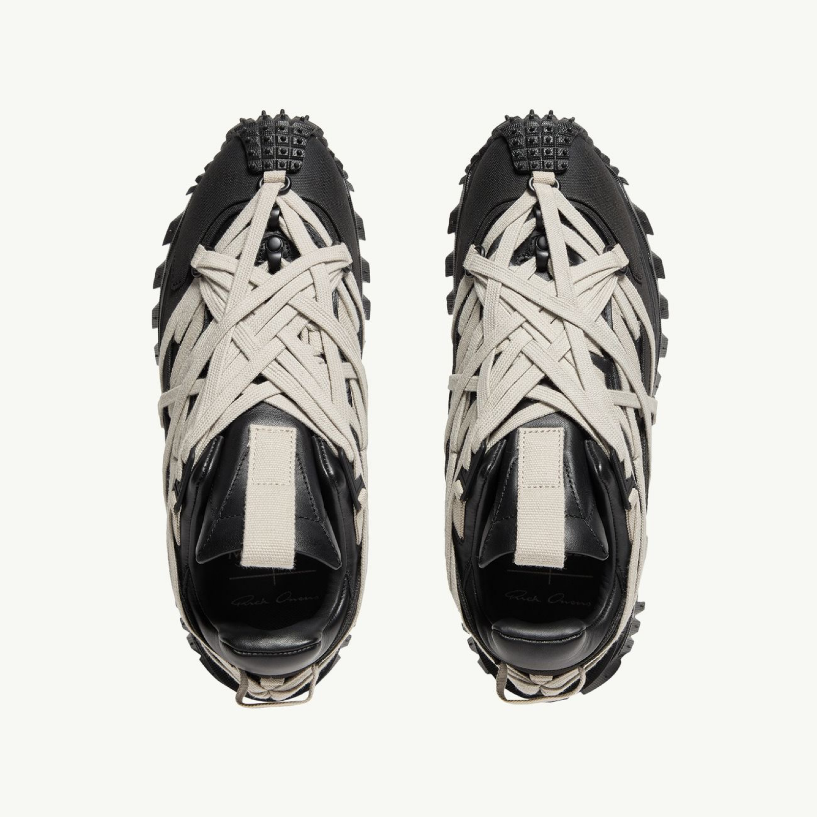 Moncler x Rick Owens Trailgrip Megalace Sneakers MU01F4M10M4321999 Top View