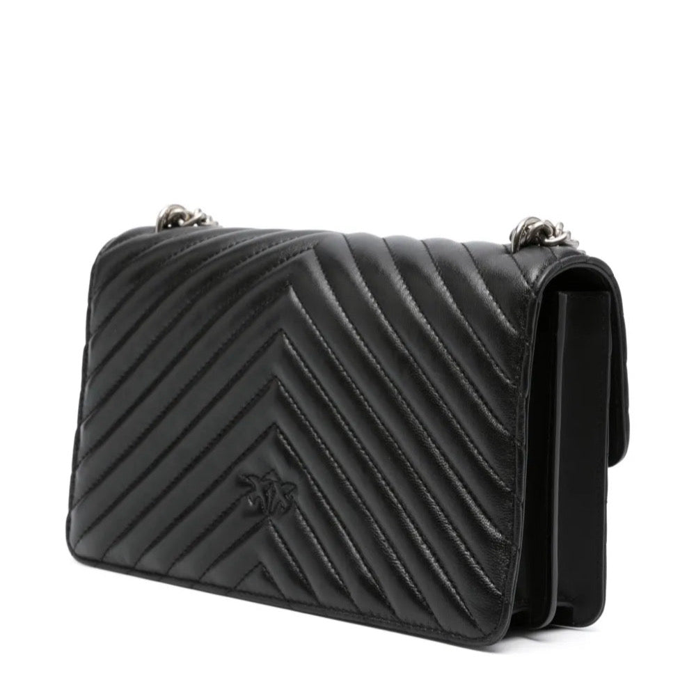 Black women’s bag Pinko дамска черна чанта 100941A0GK Z99O Back view