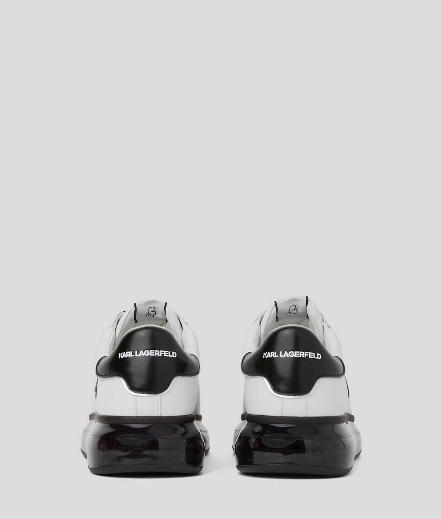 Мъжки кецове в бяло Men’s sneakers Karl Lagerfeld IKON NFT KAPRI KL52630N101 White Heel view