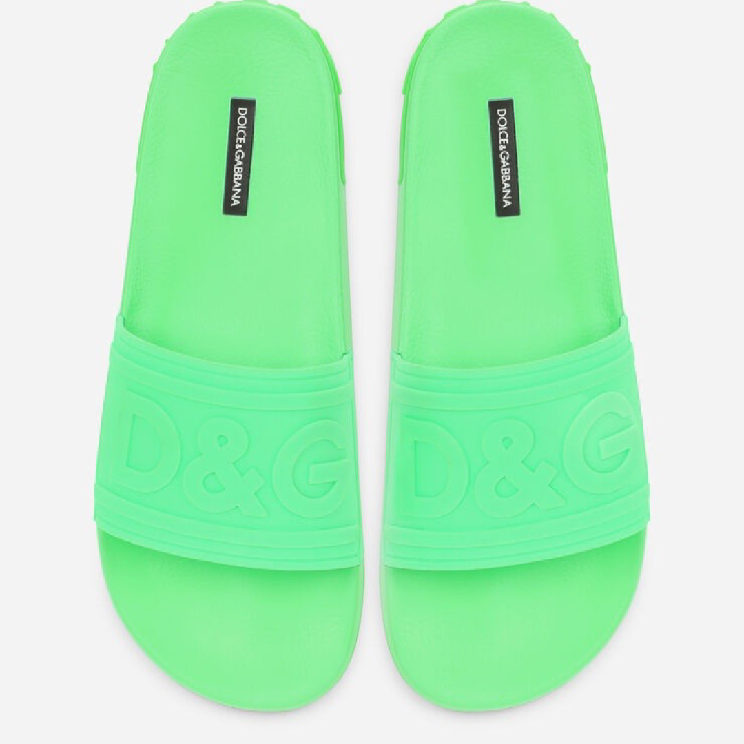 Мъжки зелени чехли Dolce & Gabbana Men Slippers