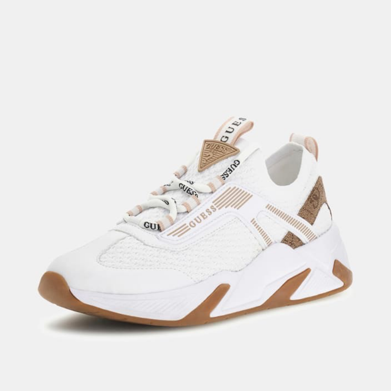 Дамски маратонки Guess Women Sneakers FLPGEN FAP12 White Lateral View