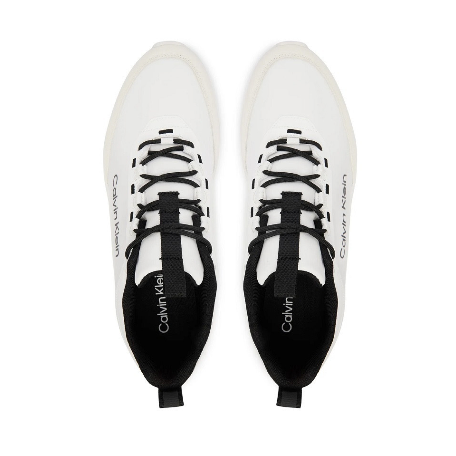 Мъжки бели маратонки Calvin Klein Men Sneakers YW0YW03293 01W Top View