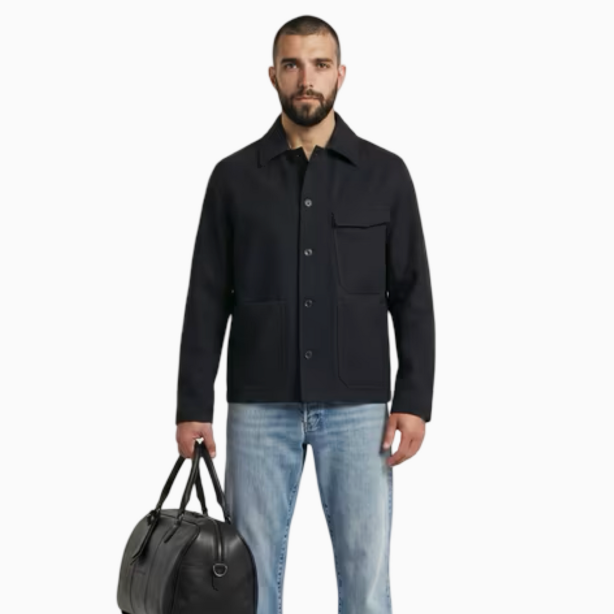Мъжко яке G-Star Flannel Chore Men Jacket D29850-D200-1227 Front View