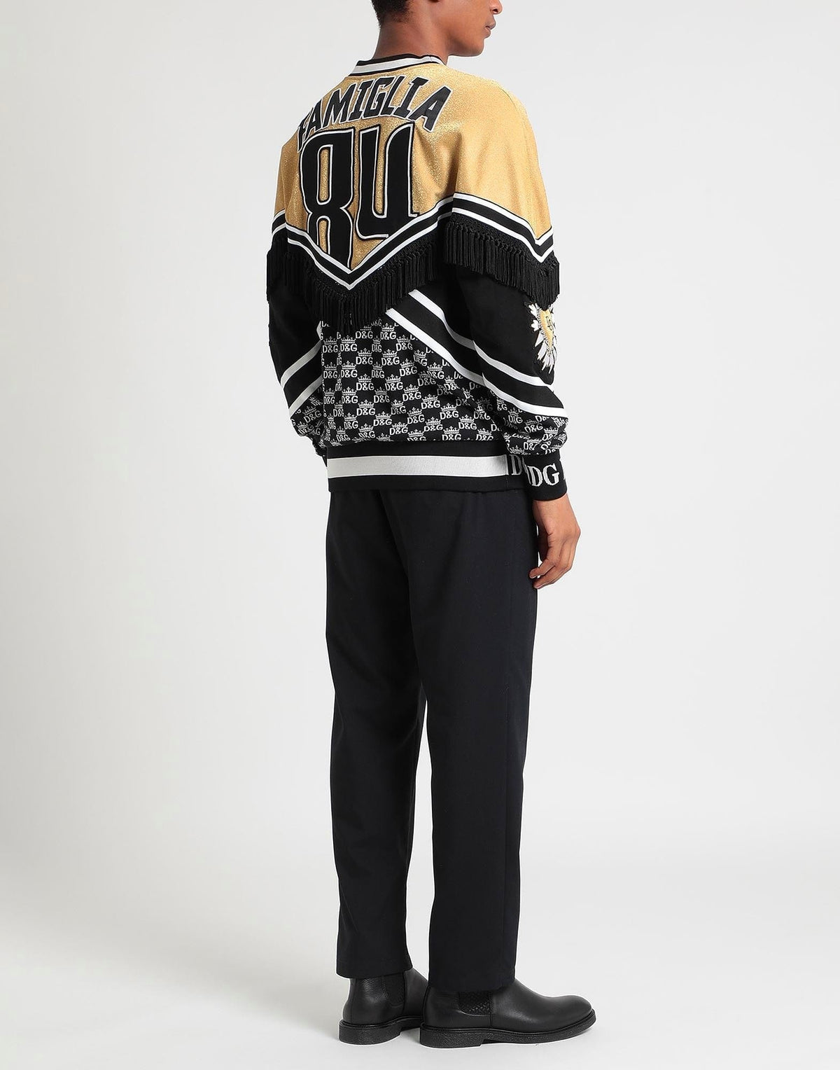 Мъжка памучна блуза Men’s sweatshirt DOLCE & GABBANA G9NZ3Z G7RUO S9000 Back view