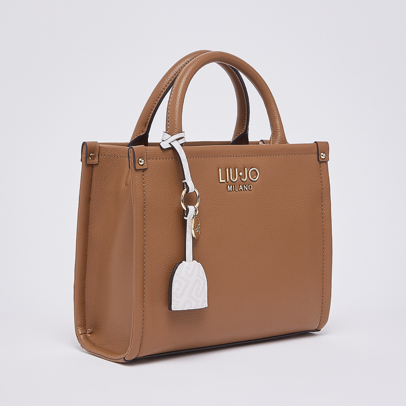 Дамска кафява чанта Liu Jo Women Small Handbag With Charm AA6192 E1012 X0742 Side View